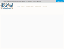 Tablet Screenshot of beachhouseatpleasantbeach.com